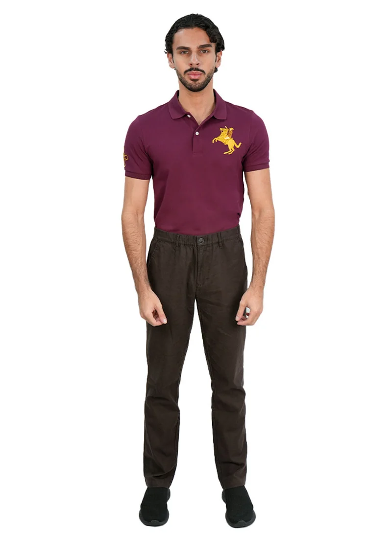 GIORDANO  Men's Slim Taper Linen Cotton Khakis for Men | Best Price UAE