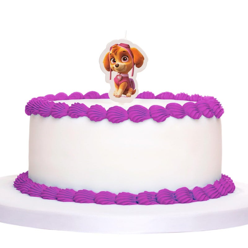 Dekora - 2D Skye Paw Patrol Candle, Pink, 8 x 8 x 12 cm, 346171 - Image 5