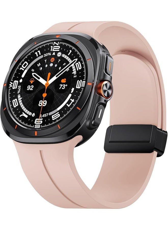 Magnet buckle watch strap band Compatible with Samsung Galaxy Watch 7 Ultra Band 47mm Smartwatch, Silicone Sport Strap Fit for Samsung Galaxy Watch Ultra Band - Image 3