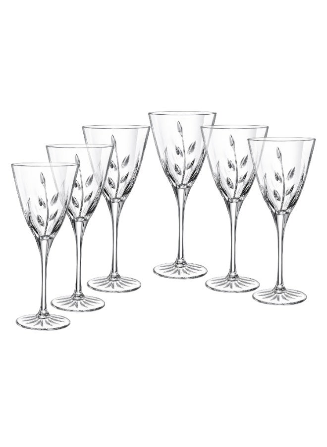 RCR 🥂✨ Luxurious French-made crystal glass set, 6 pieces | Elegant modern design | 21 cm tall - Image 3