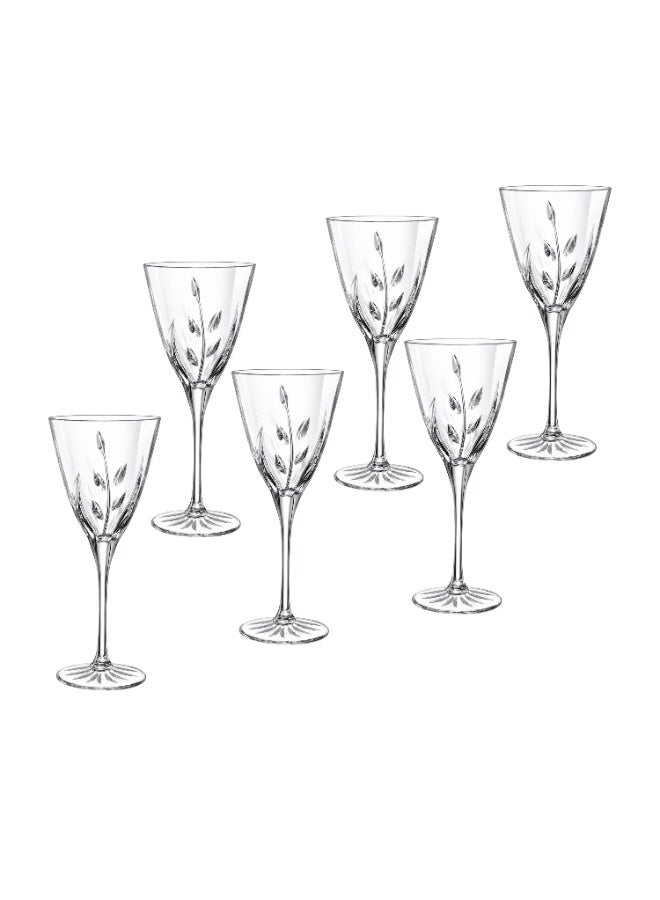 RCR 🥂✨ Luxurious French-made crystal glass set, 6 pieces | Elegant modern design | 21 cm tall - Image 4