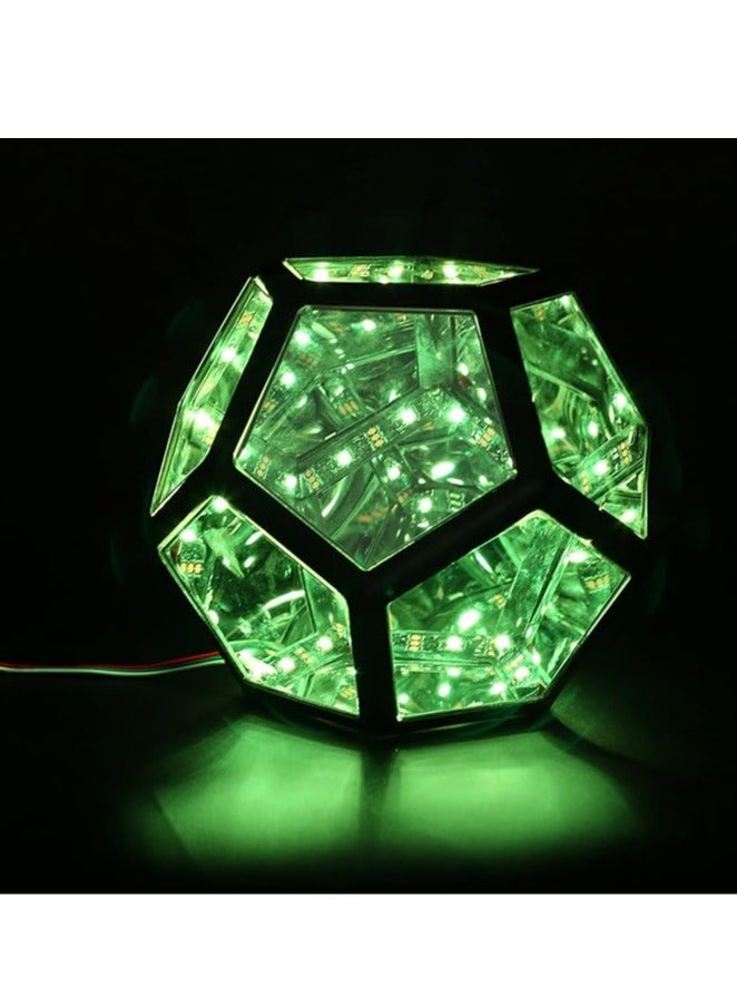 عام مصباح ليلي بشكل مكعب عديم النهاية، بألوان مبتكرة وجذابة، مناسب لتزيين الأثاث والتثبيت على الطاولة كمصباح أو للاحتفالات، مصمم بشكل يحقق الأحلام ومتعدد الألوان لغرفة النوم وغرف الأطفال. - Image 3