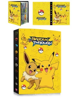 General Yellow Pikachu Pokemon Card Collection Binder  - Image 1