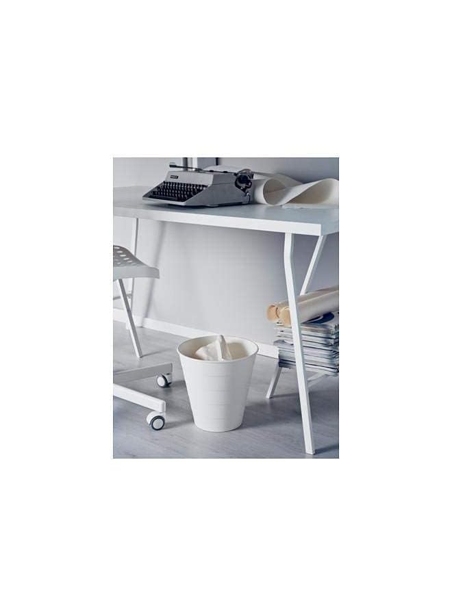 Zaboon Waste Bin 10L White - Image 4