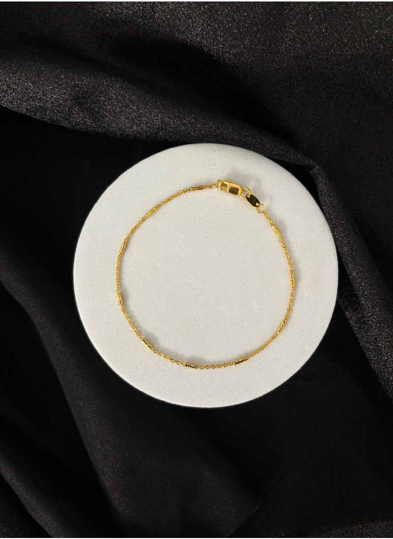 BAFLEH JEWELLERY - Modern Twist 21K Gold Bracelet Designs - Image 1