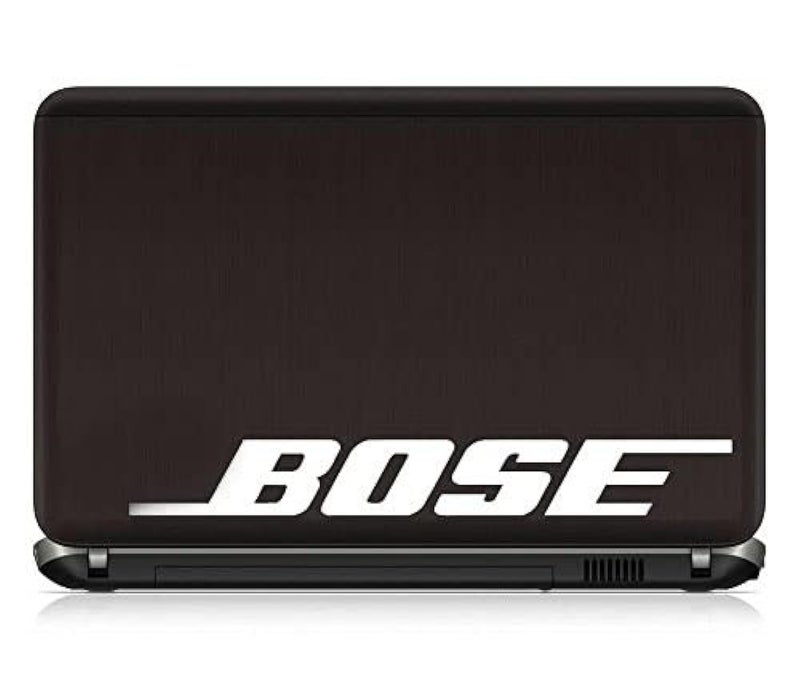 Bose Logo Laptop Sticker Vinyl Decal (White)