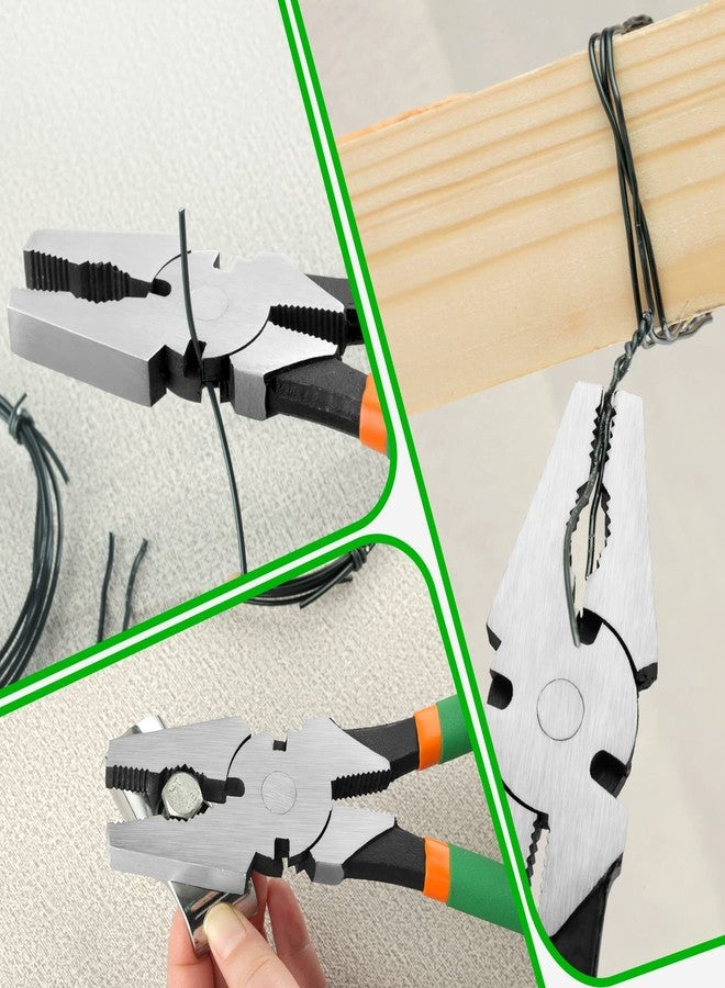 كماشة سياج LEONTOOL مقاس 11.5 بوصة مع قاطع أسلاك - أداة سياج مسطحة متعددة الأغراض شديدة التحمل لتثبيت وصيانة وإصلاح أسوار الأسلاك - Image 4