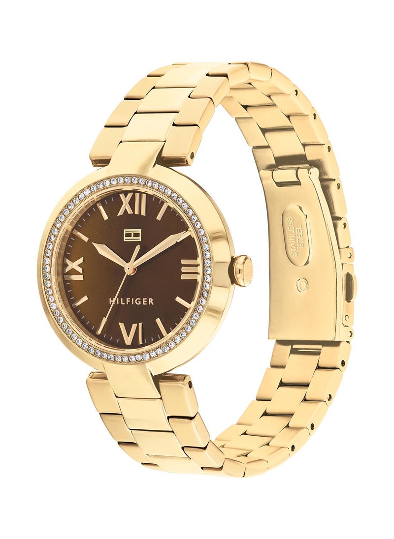 TOMMY HILFIGER Women's Analog Round Shape Stainless Steel Wrist Watch 1782631 - 34 Mm  - Image 1