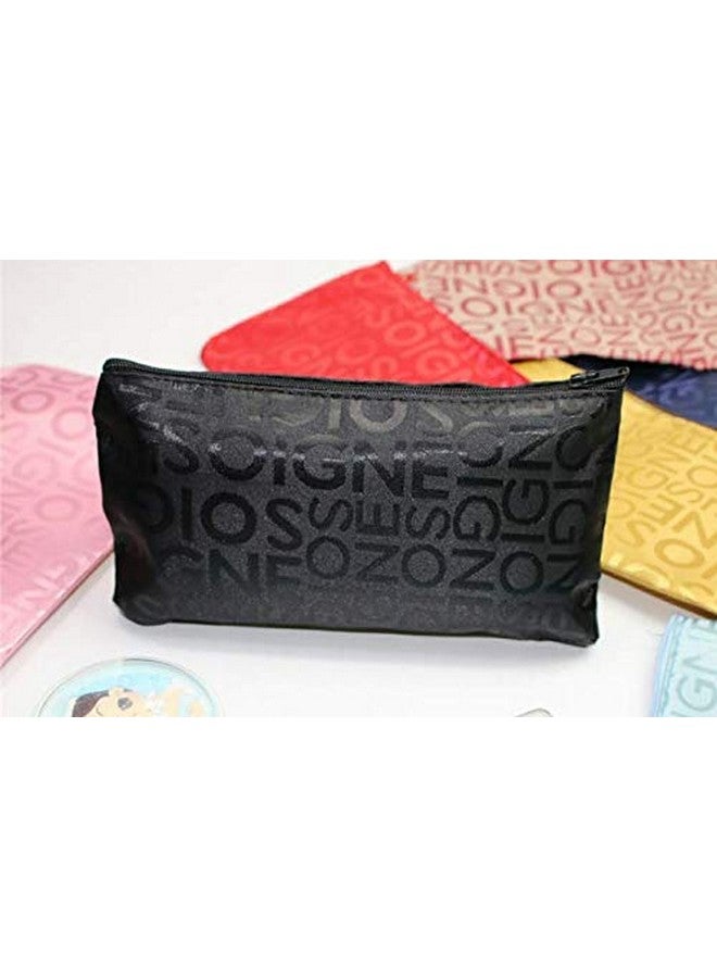 إيّو إيسيز حقيبة مستحضرات تجميل من Aeoss للنساء مع سحاب وحقيبة أقلام مستحضرات تجميل للسفر وحقيبة تخزين محمولة وحقيبة مكياج (مجموعة من قطعتين) - Image 2