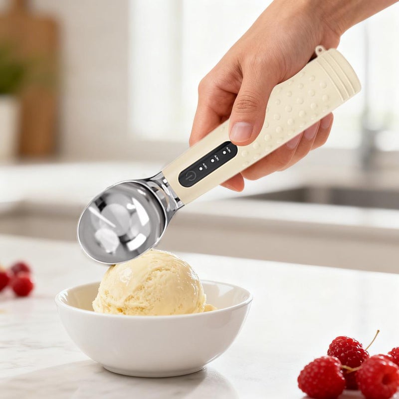 New product: Ice cream heating spoon for quick melting of ice cream scoops. - Image 2