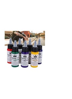 BLOOMING TIME 7 Colors Tattoo Ink Set, Body Color Semi-permanent Tattoo Inks Set Professional Longlasting Eyeliner Eyebrow Lip Tattoo Pigment Ink Set for Tattoo Machine  - Image 5