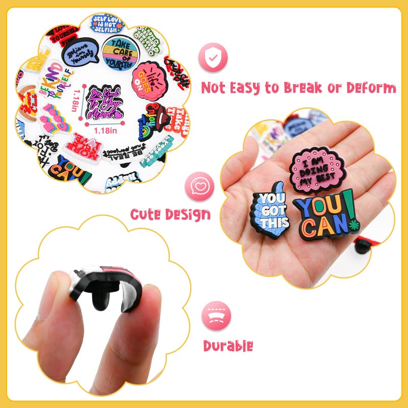 Pabucle 30 PCS Cute Pins Bulk,Funny Backpack Pin Lapel Badge Pins Set Different Phrase Brooch Pins for Backpacks,Jackets,Hats,Bags - Image 2