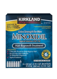 Kirkland Signature Minoxidil Gold Edition Foam – The Ultimate Hair Loss Solution Red - Pack of 6  - Image 3