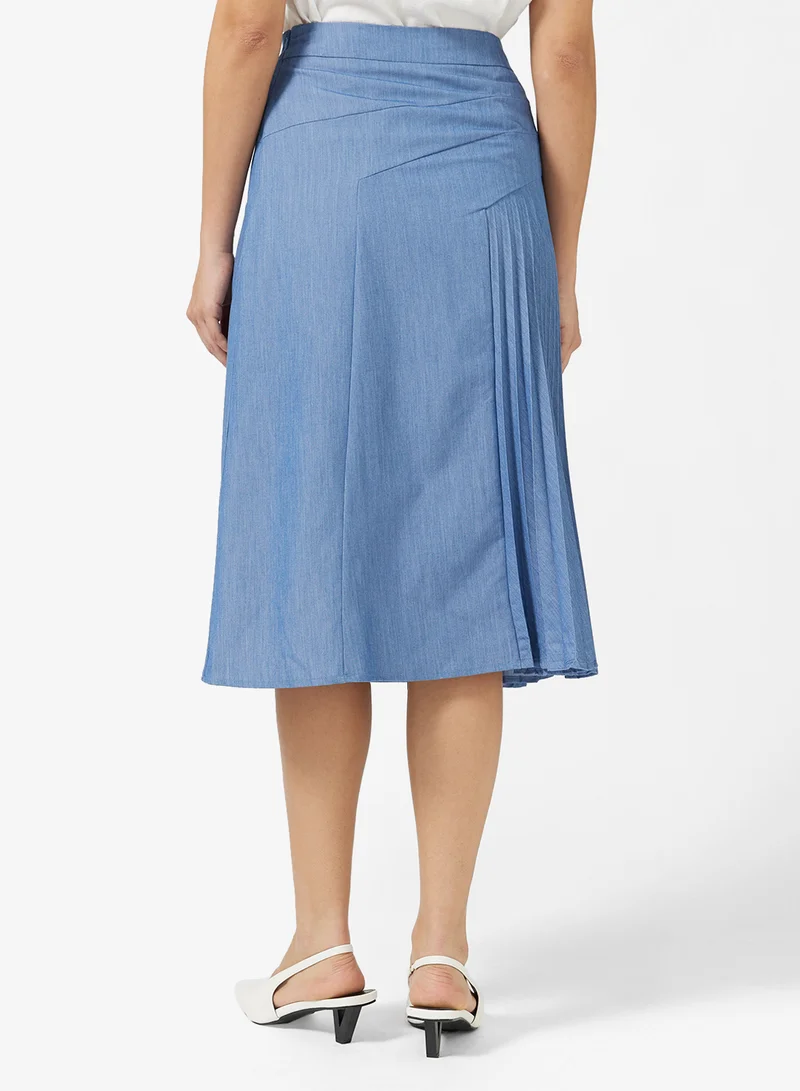 ايلا Skirt With Pleat Detail