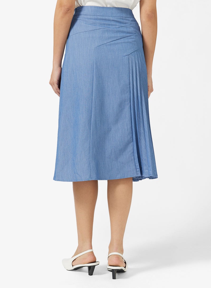 ELLA Skirt With Pleat Detail - Image 3