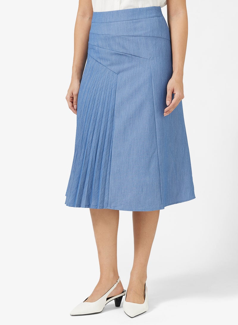 ELLA Skirt With Pleat Detail - Image 1