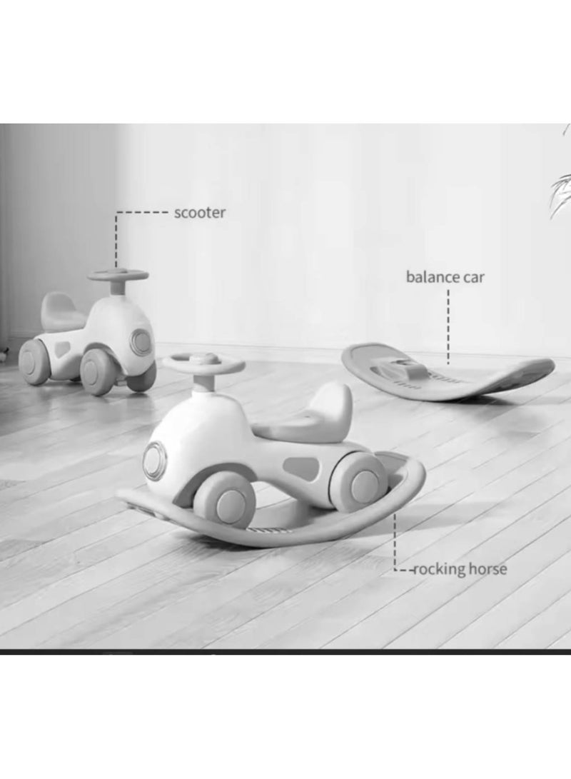 Children's rocking car, four-wheel car, two-in-one car, a tambourine car and a rocking horse  - Image 4