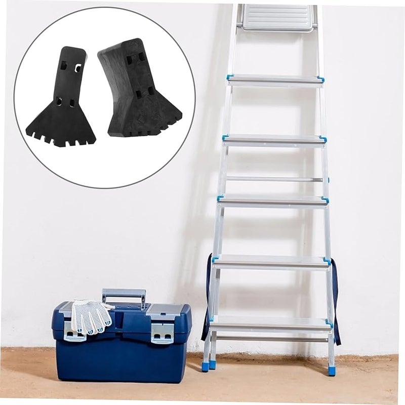 Non Slip Ladder Feet Covers Protector for Bamboo Folding Ladder Easy Install Remove - Image 5