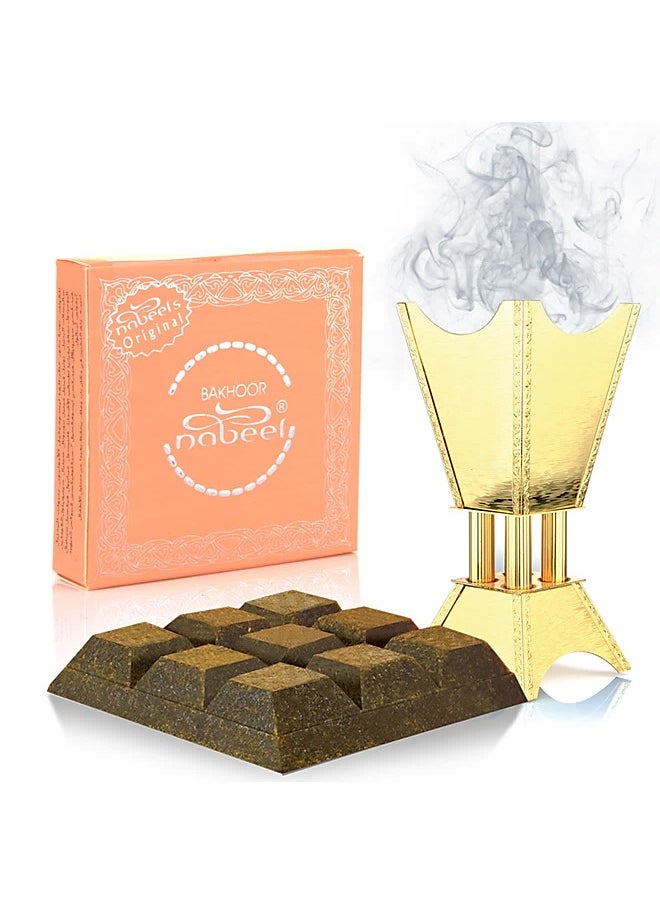 Nabeel Pack of 6 Bakhoor Nabeel 40 Grams Beautiful Smelling Popular Oudh Incense Solid Perfume Bar  - Image 3