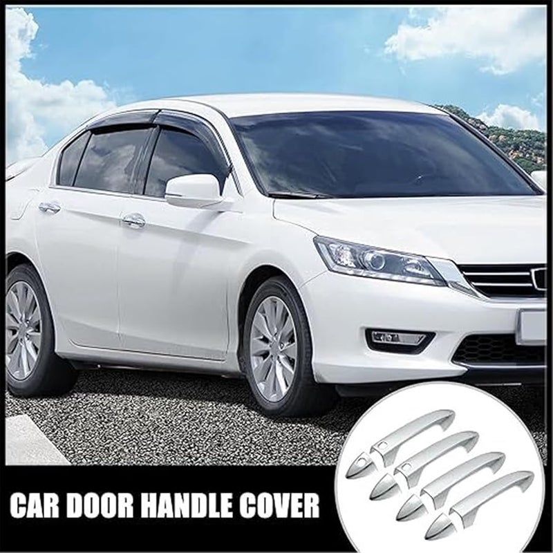 Silver Car Door Handle Cover For Honda Accord 2014 2017 Pilot 2016 2021 - Image 3