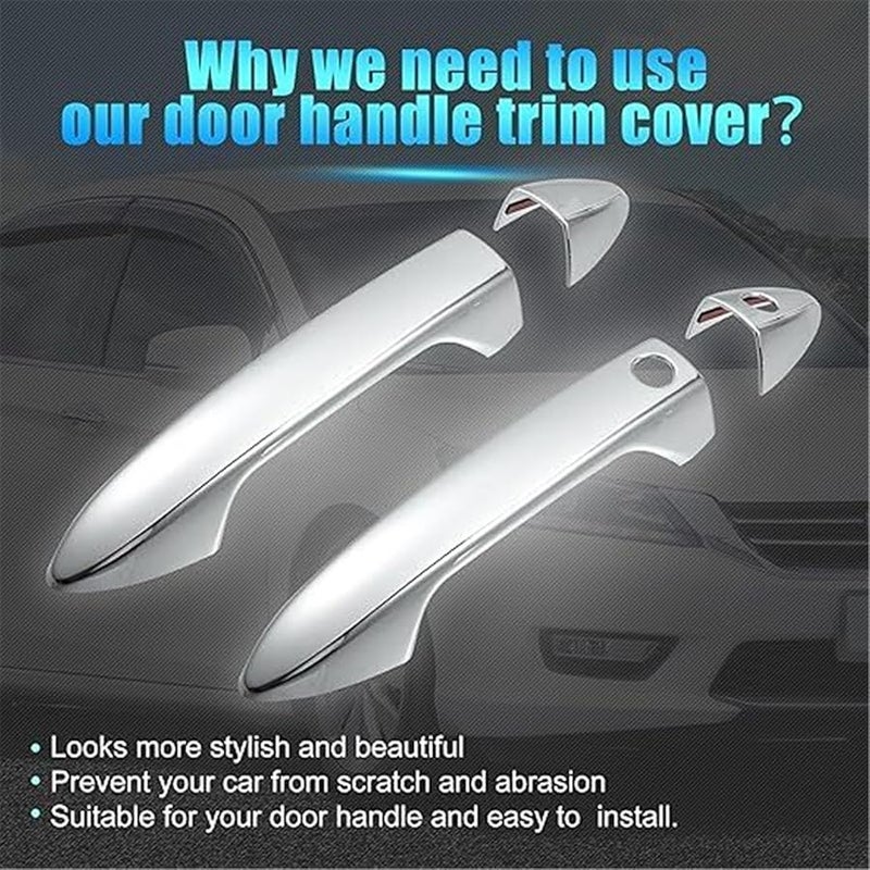 Silver Car Door Handle Cover For Honda Accord 2014 2017 Pilot 2016 2021 - Image 5
