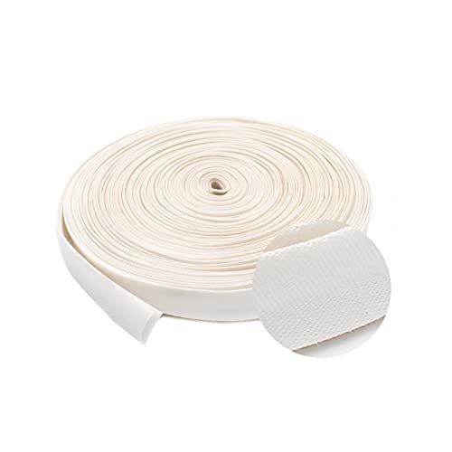 NY Binding Bias Tape ~ 1/2" Wide Double-fold Bias Tape ~ OFF WHITE ~ Poly Cotton (10 Yards / Pack) - Image 1