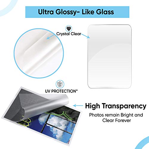 Polycrom Korean (A4 Size) Lamination Pouch Clear Glossy Thermal Transparent Waterproof 100 Sheets (Home&Office) 80 Microns - Image 4