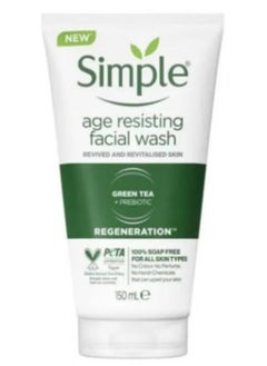 simple 2 pieces of Simple Age Renewing Facial Wash, 150 ml  - Image 2