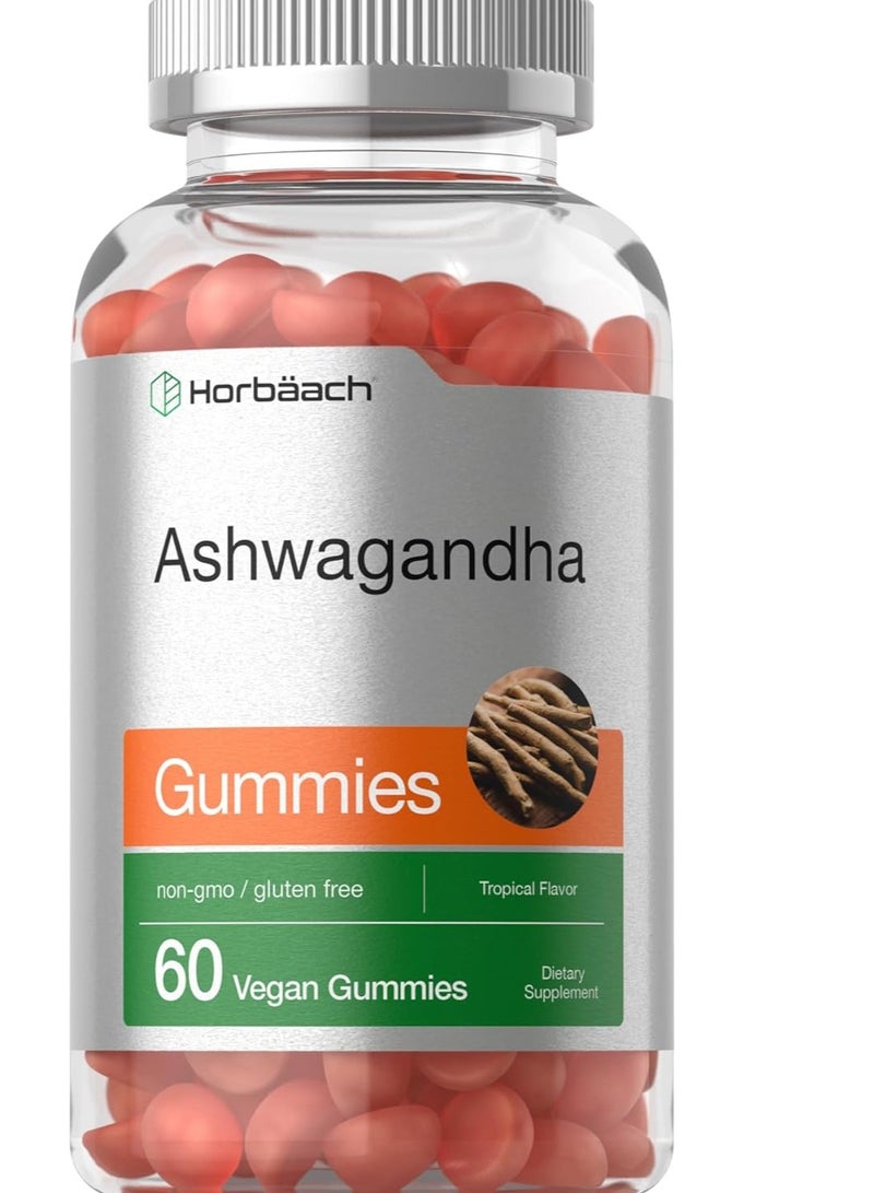 Horbäach Ashwagandha Gummies for Women and Men 60 Gummy 60 Servings - Image 1