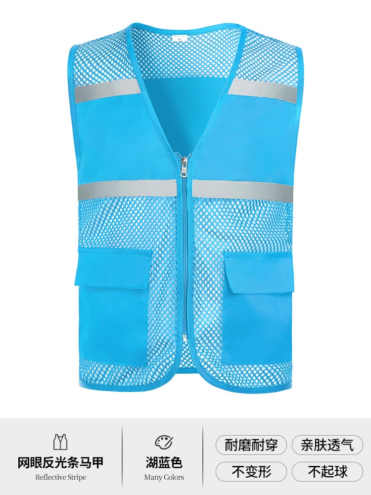 Multi-Pocket V-Neck Overalls Waistcoat Customized Volunteer Vest Printing Travel Pography Advertising Tooling Logo - Image 1