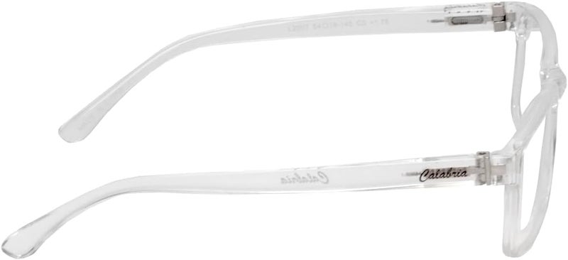 Calabria L2007 Reading Glasses +0.25 Clear Crystal Men Women Designer Single Power Readers Stylish Trendy Modern Eyeglasses - Image 4