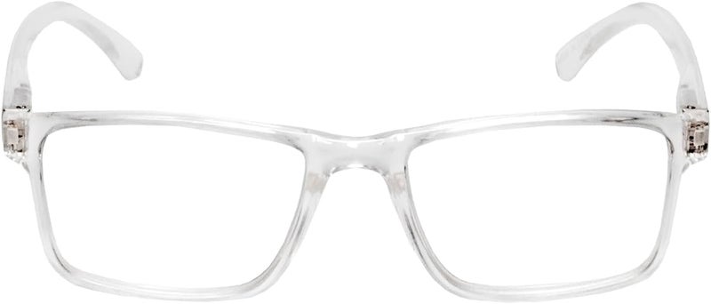 Calabria L2007 Reading Glasses +0.25 Clear Crystal Men Women Designer Single Power Readers Stylish Trendy Modern Eyeglasses - Image 3
