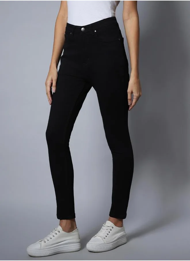 HIGH STAR High Rise Ankle Length Jeans by Styli