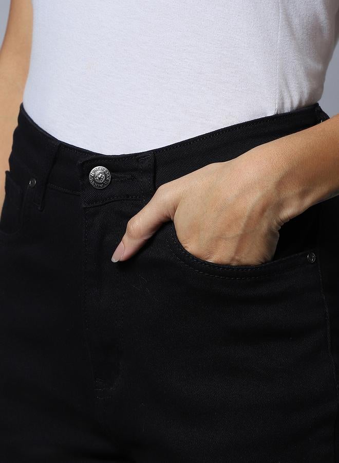 هاي ستار جينز عالي الخصر بطول الكاحل من ستايلي - Image 4