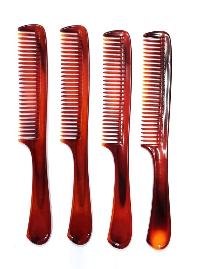 Maple Dressing Detangling Handle Printed Hair Comb Combo Set for Men,Women Shell Multicolour, Pack of 4 - Image 1