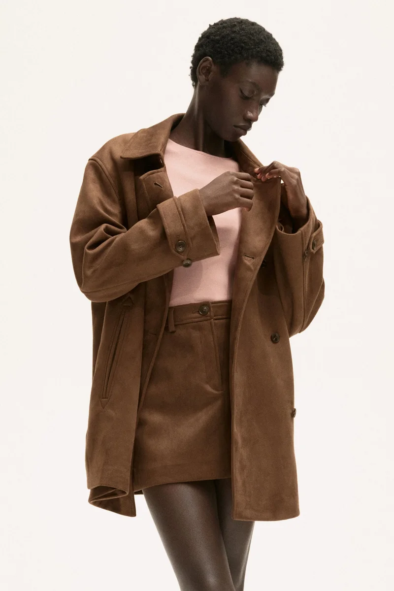 اتش اند ام جاكيت بأزرار مزدوجة