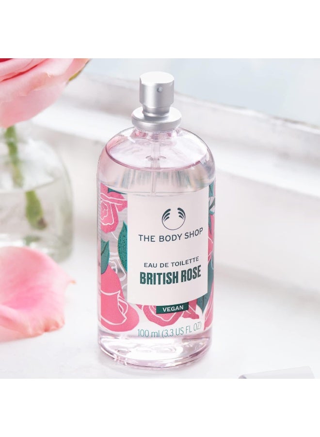 THE BODY SHOP British Rose Eau de Toilette – Refreshingly Floral Fragrance | Made with 91% Natural-Origin Ingredients, 100 ml - Image 5