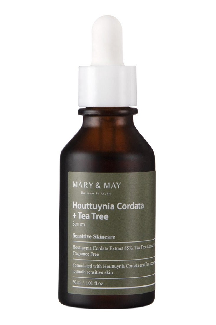 MARY & MAY Máry & May Houttuynia Cordata + Tea Tree Serum - Soothing for Acne-Prone Skin 30ml - Image 1