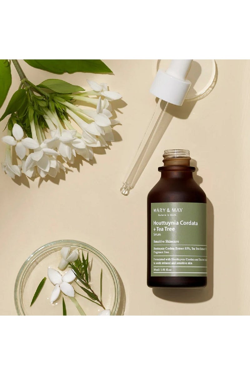 MARY & MAY Máry & May Houttuynia Cordata + Tea Tree Serum - Soothing for Acne-Prone Skin 30ml - Image 4