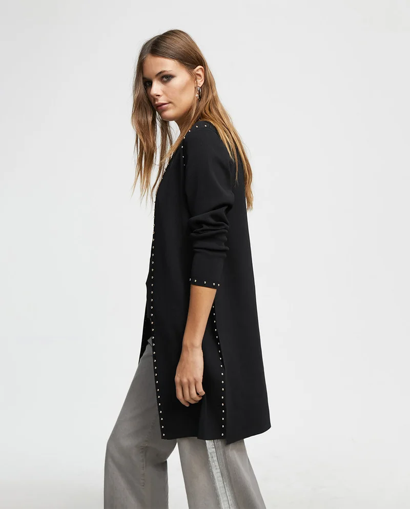 Lola Casademunt Studded knit cardigan