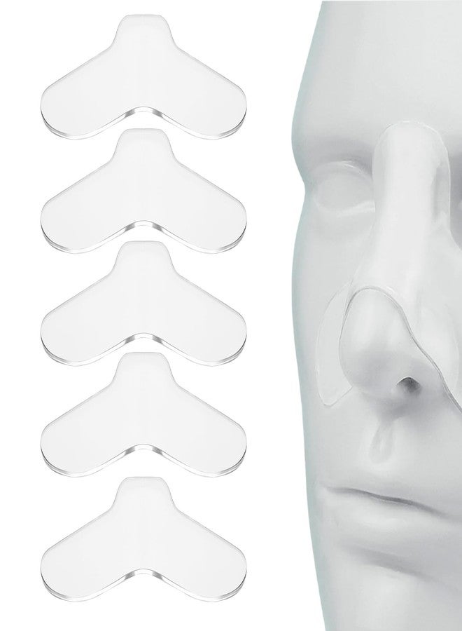HWEIUA 5 Pack Nasal Pads for CPAP Mask, Universal CPAP Nose Pads, Reusable & Washable CPAP Nose Cushion Protector, Trim-to-Fit Gel Nose Pad, Comfort & Reduces Irritation - Image 1