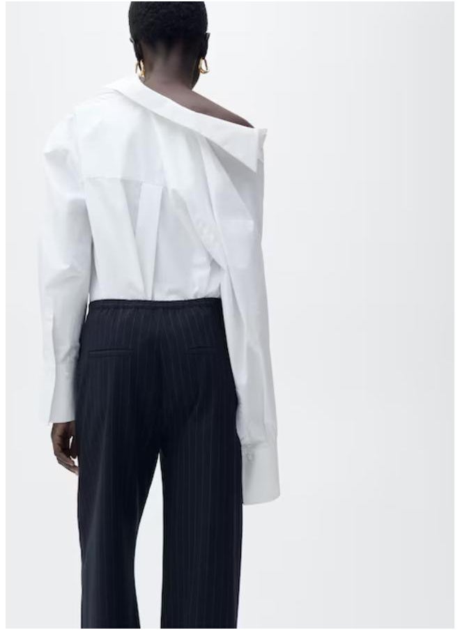 MANGO - Chalk-Stripe Straight Pants - Image 1