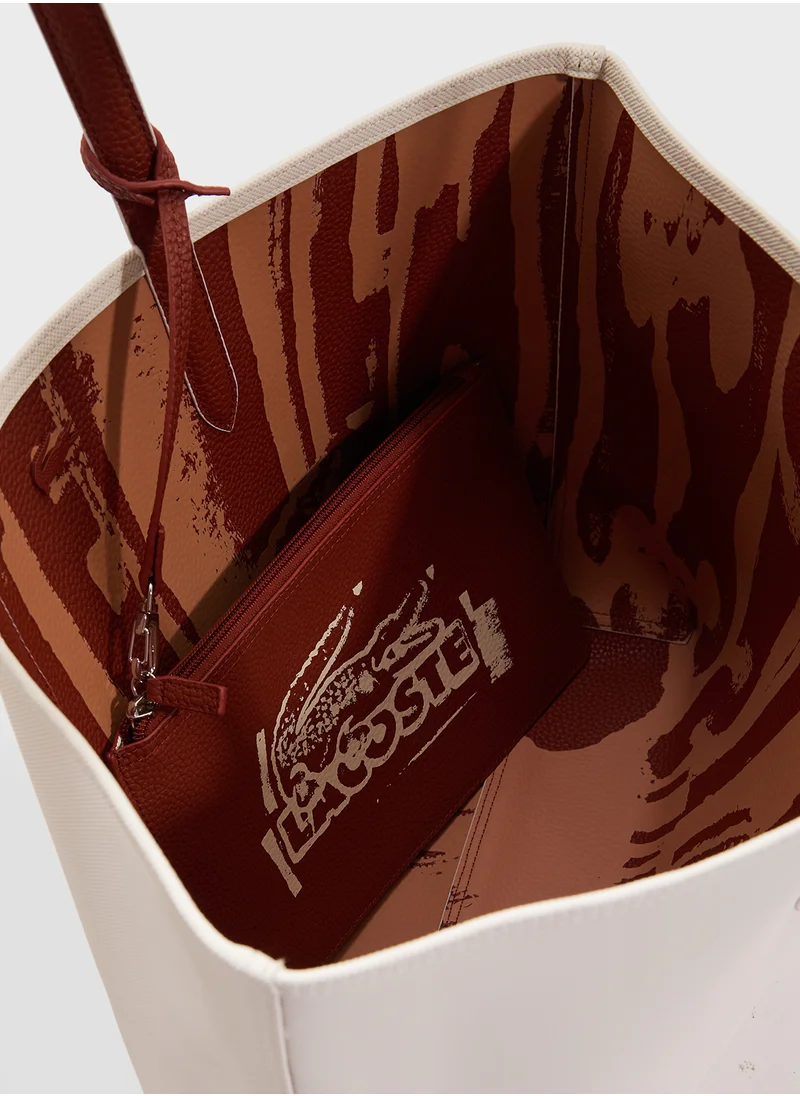 LACOSTE Essentials Top Handle Zip Over Tote