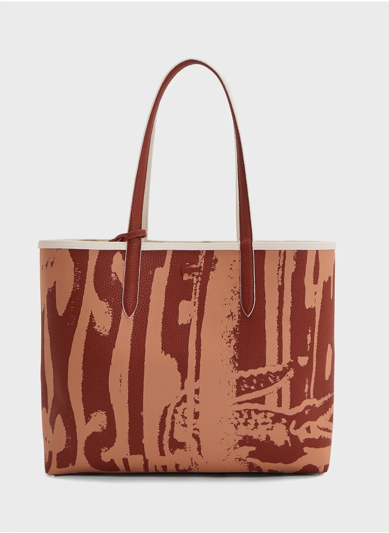 LACOSTE Essentials Top Handle Zip Over Tote
