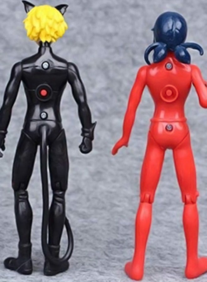 6-Piece Miraculous Tales Of Ladybug And Cat Noir Figure Set 20cm - Image 3