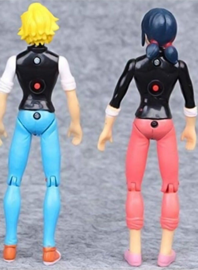 6-Piece Miraculous Tales Of Ladybug And Cat Noir Figure Set 20cm - Image 4