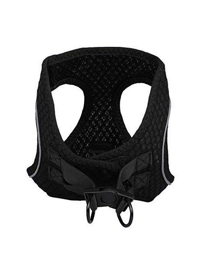 Emily Pets All Weather Mesh, Adjustable Dog Harness For Small And Medium Dogs And Cats (Small, Black) - Image 2