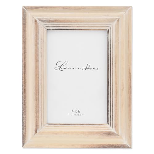 Lawrence Frames 4x6 White Wash Maple Picture Frame, Natual - Image 4