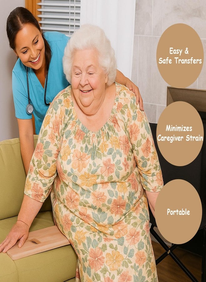 Urby Plus Size Extra Wide and Thick Transfer Board/Slide Board for Transferring to Wheelchair, Bed or Car. Ideal for Seniors, Elderly or Physical Therapy Patient. XXL - Image 5