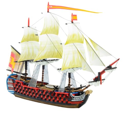 Warlord Games Spanish Navy 1st Rate 1700 Scale Miniature for Black Seas Highly Detailed Age of Sail Era Miniatures for Tabletop Wargaming - Image 5